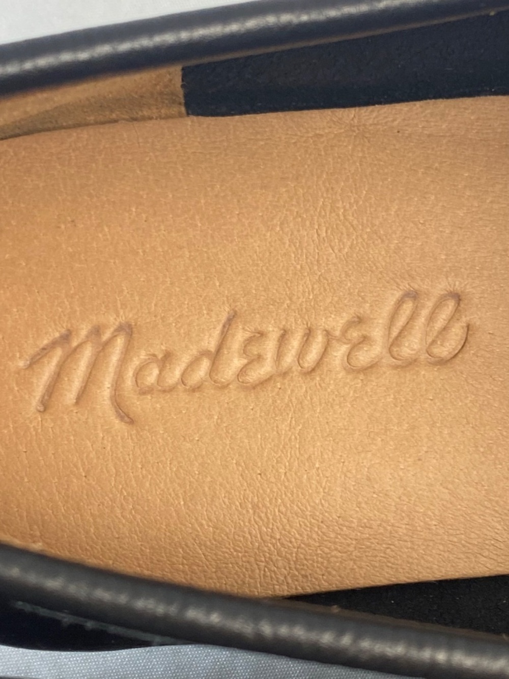 Madewell Leather The Lacey Loafer Flats NN049 in True Black Size 9.5 - Picture 10 of 11